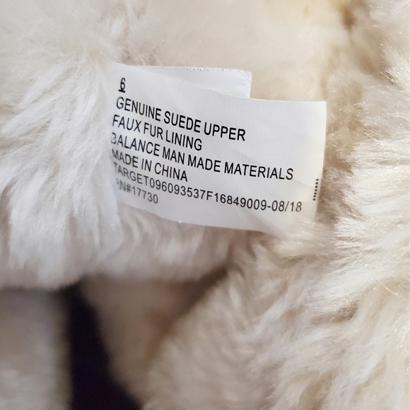 Target Women Faux Fur and Genuine Suede Snow Winter Boots [Tan/6] - Picture 5 of 5